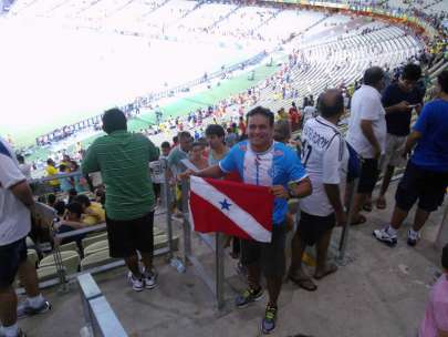 Ronathan Veloso no Castelão durante a copa das Confederações. (Fortaleza)