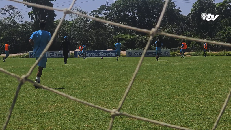O elenco do time Sub-20 do Paysandu segue sua preparação para a Copa do Brasil da categoria