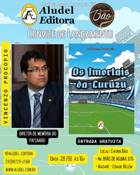 Diretor bicolor lança livro “Os Imortais da Curuzu”