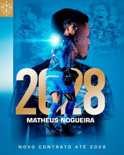 Matheus Nogueira firma novo contrato com o Paysandu até 2028