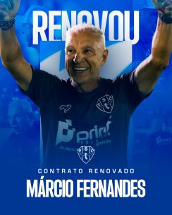 Márcio Fernandes tem contrato renovado