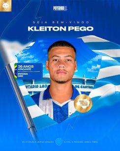 Kleiton Pego é o mais novo bicolor