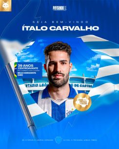 Papão fecha com centroavante