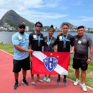 Atletas do Papão são medalhistas no CBI de Jovens Talentos de Regata